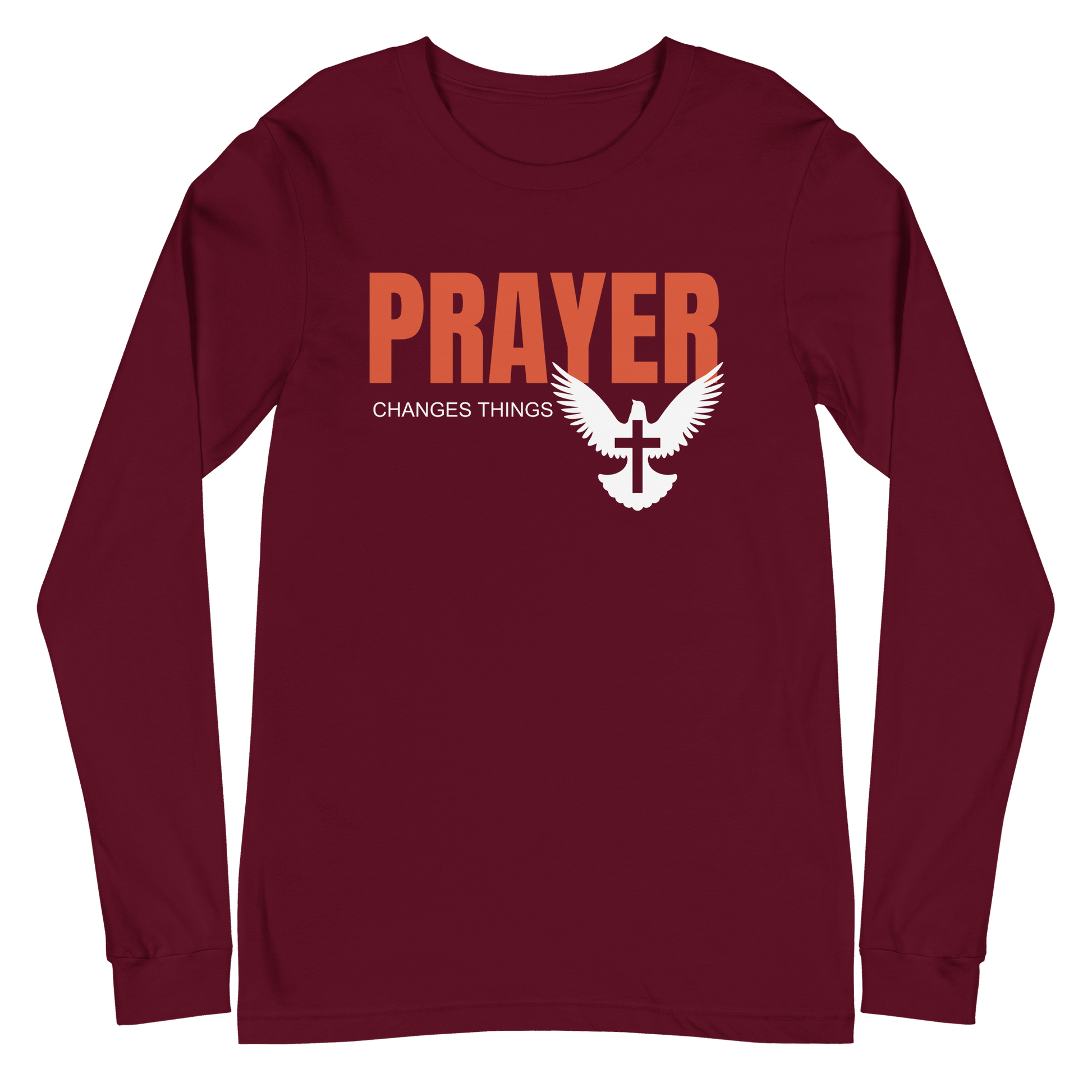 Prayer Changes Things Unisex Long Sleeve Tee