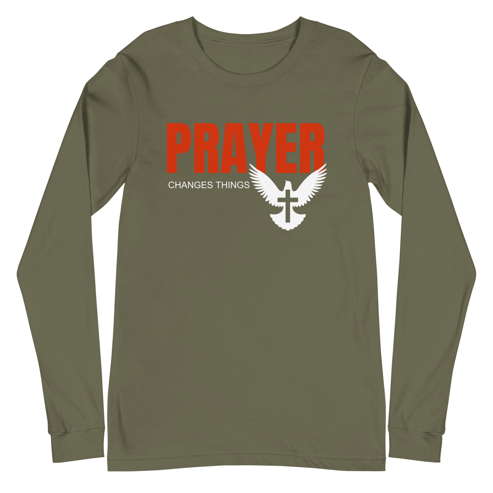 Prayer Changes Things Unisex Long Sleeve Tee